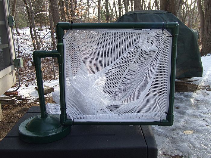 Crib Nets/Mosquito Nets as brass catchers